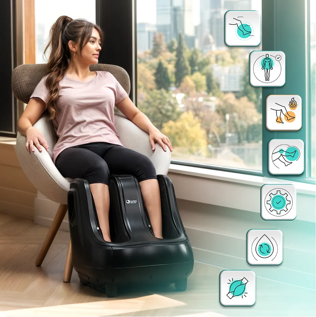 Femme se relaxant avec le VITALZEN PRO et ses fonctionnalités